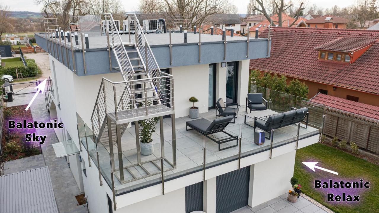 Ferienwohnung Balatonic Sky Zamárdi Exterior foto